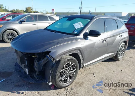 2022 Hyundai Tucson N Line z USA, uszkodzony, nr VIN KM8JF3AE6NU079040